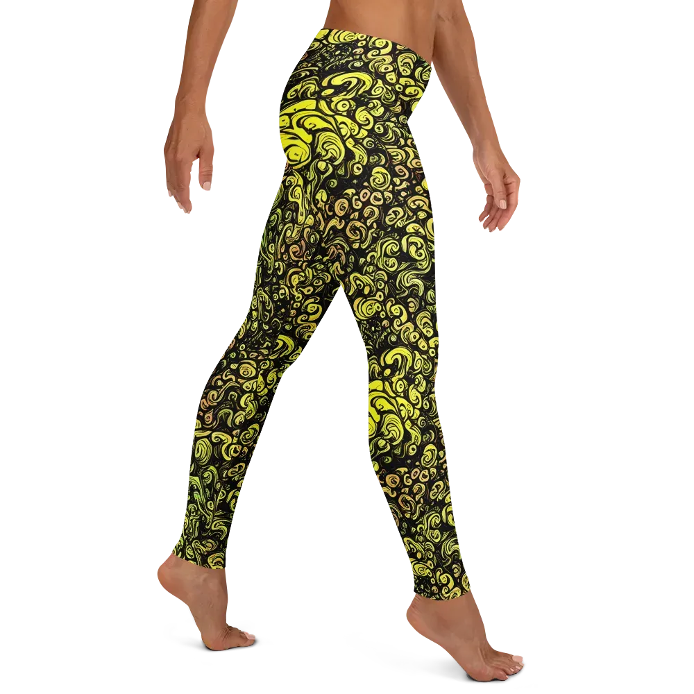 Voltage Arabesque on Leggings — Right