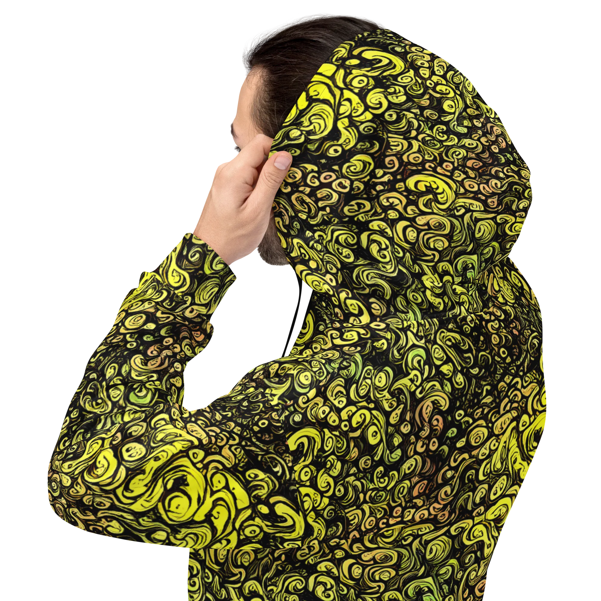 Voltage Arabesque on Hoodie — Back