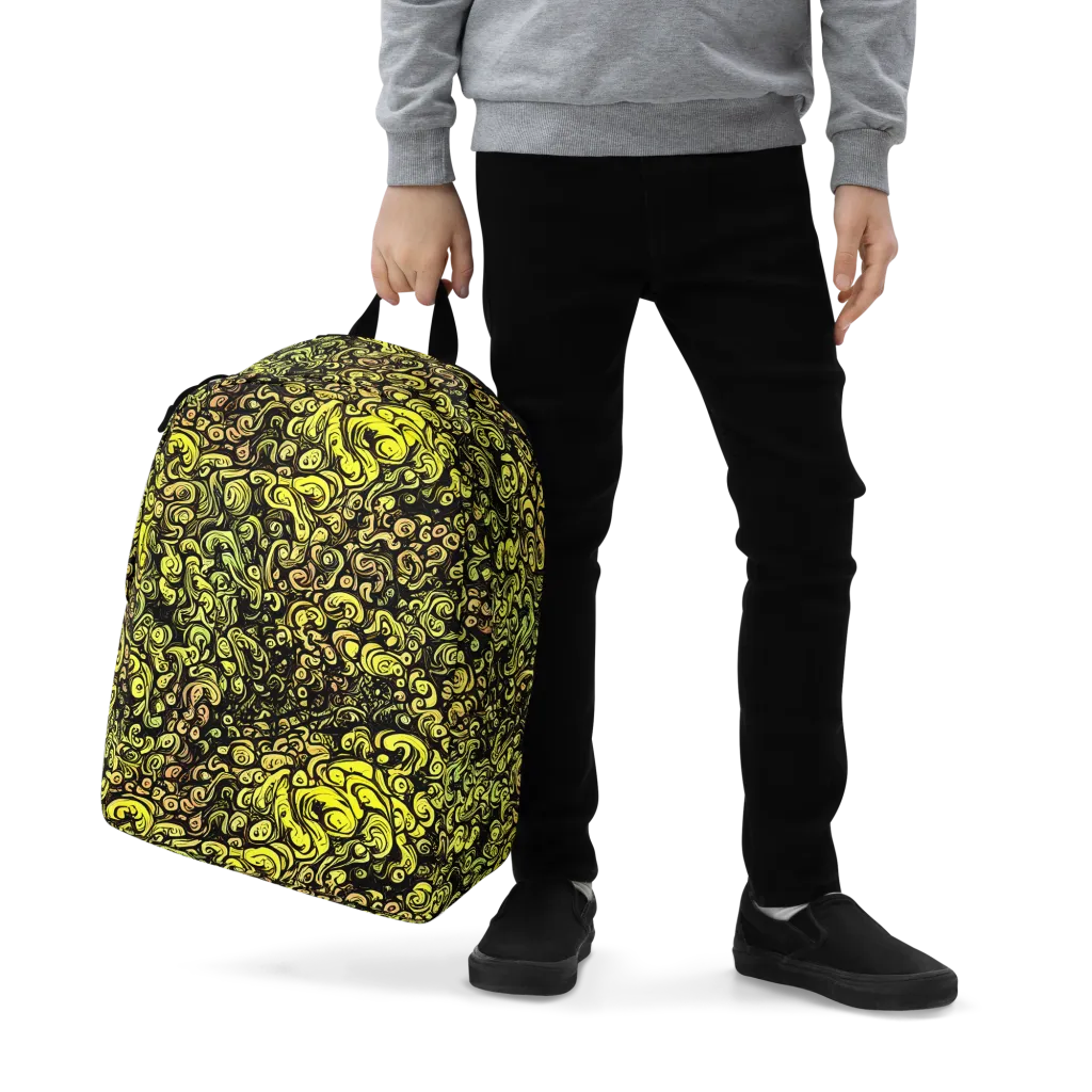 Voltage Arabesque on Minimalist Backpack — Zoomed-in