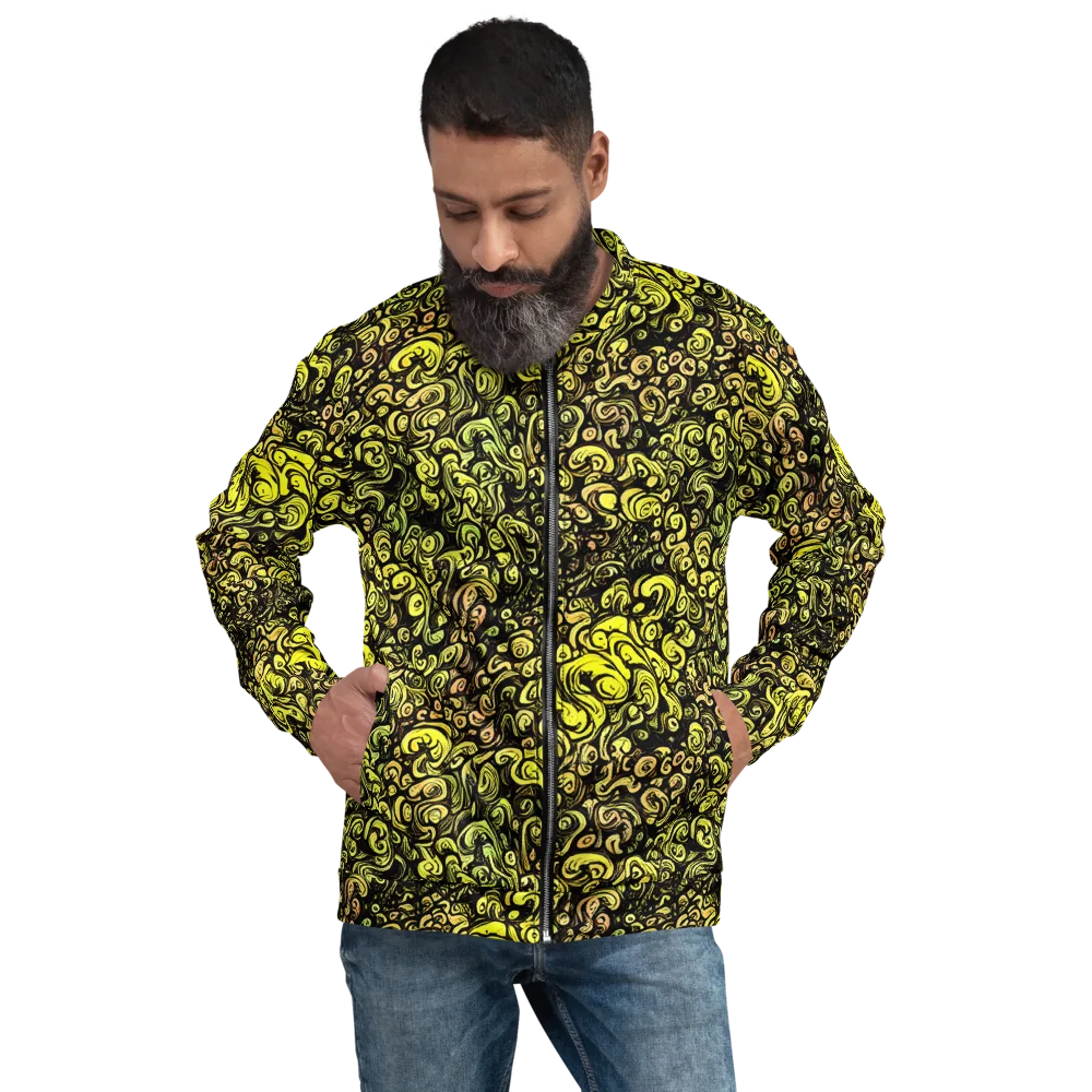 Voltage Arabesque on Bomber Jacket — Front
