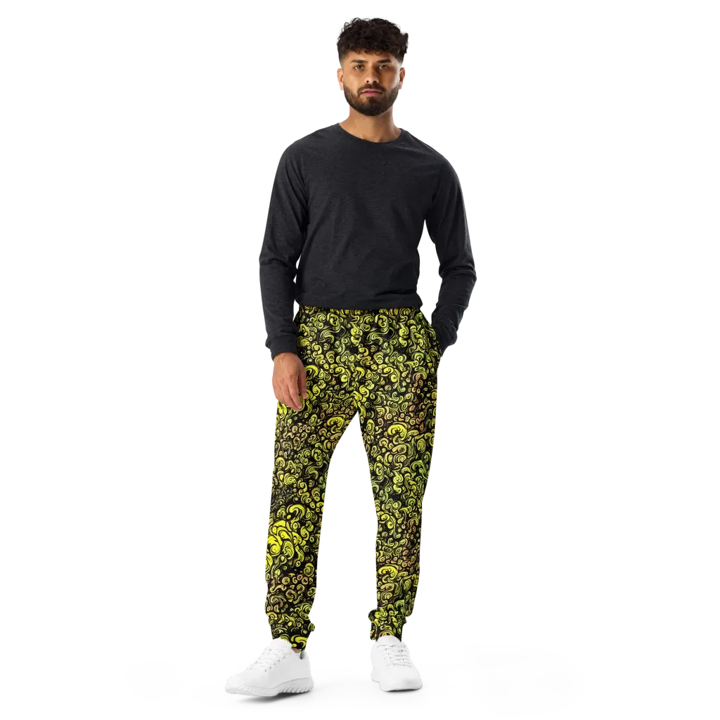 Voltage Arabesque on Men's Joggers — Front