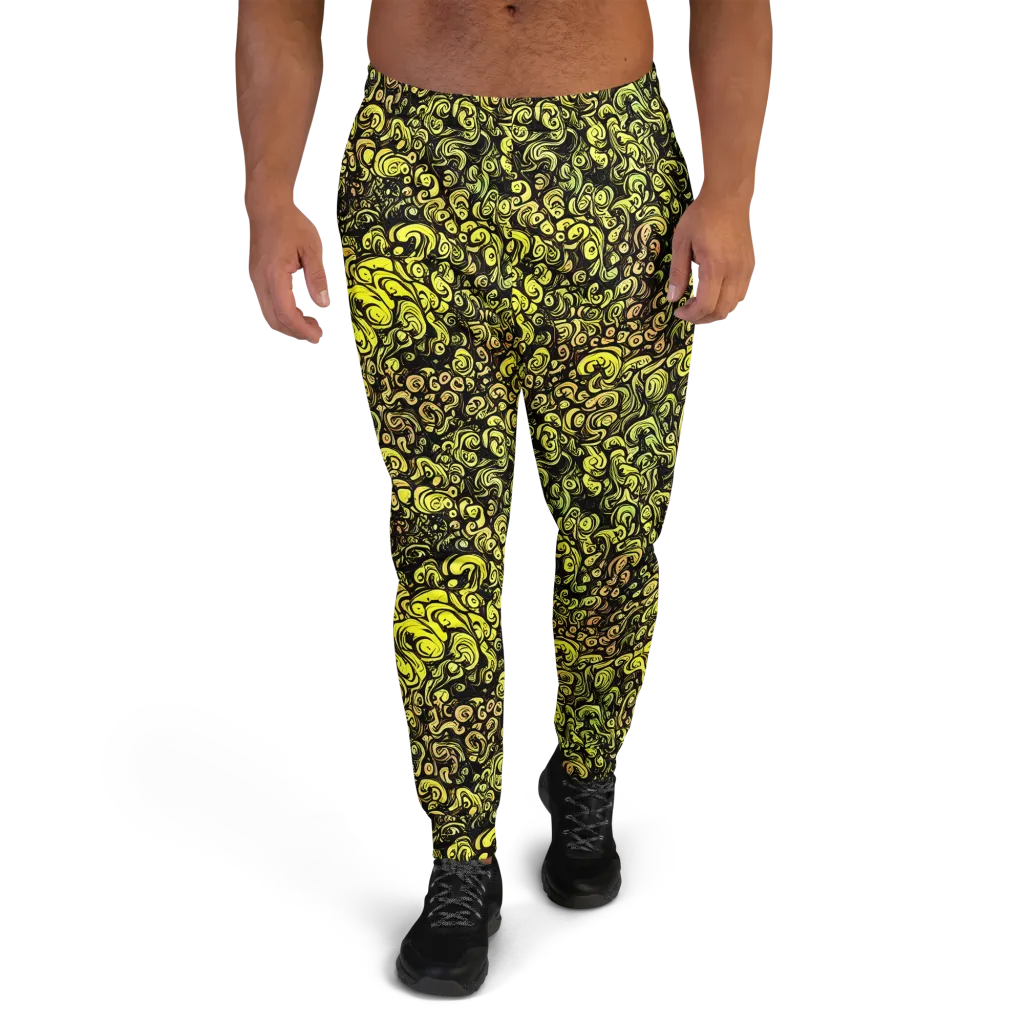Voltage Arabesque on Men's Joggers — Front