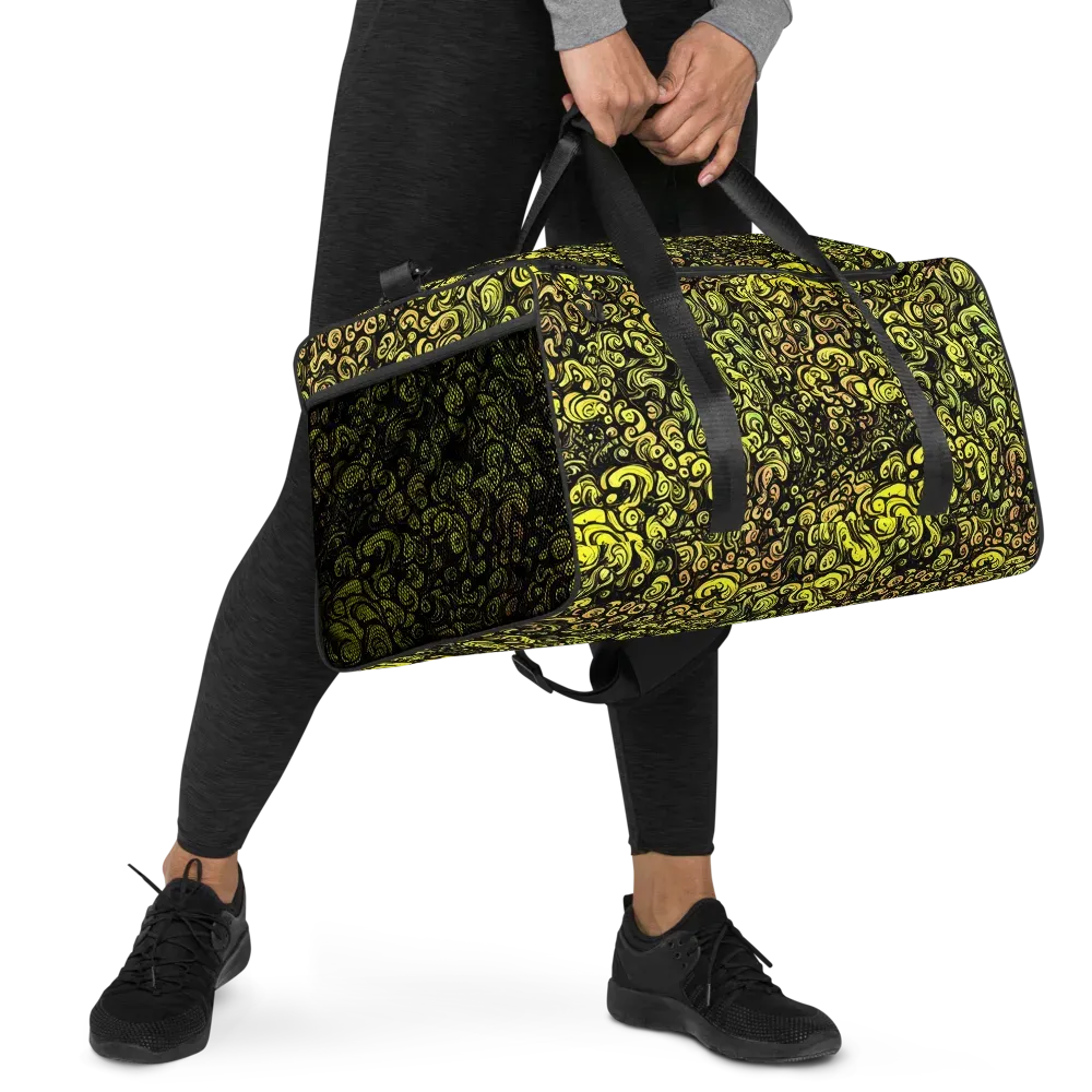 Voltage Arabesque on Duffle Bag — Right Front