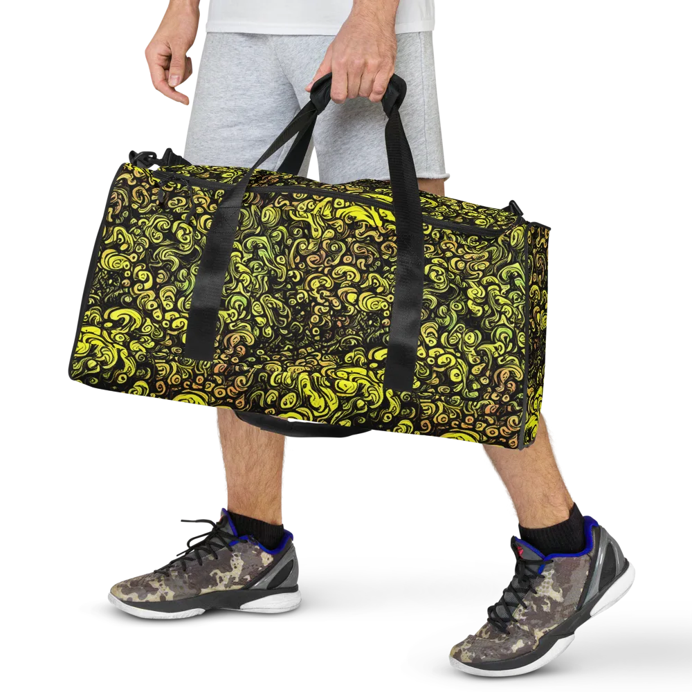 Voltage Arabesque on Duffle Bag — Front