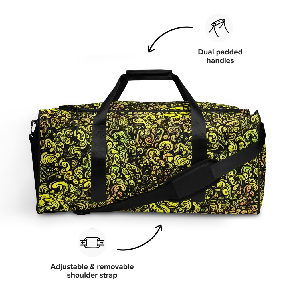 Voltage Arabesque on Duffle Bag — Front