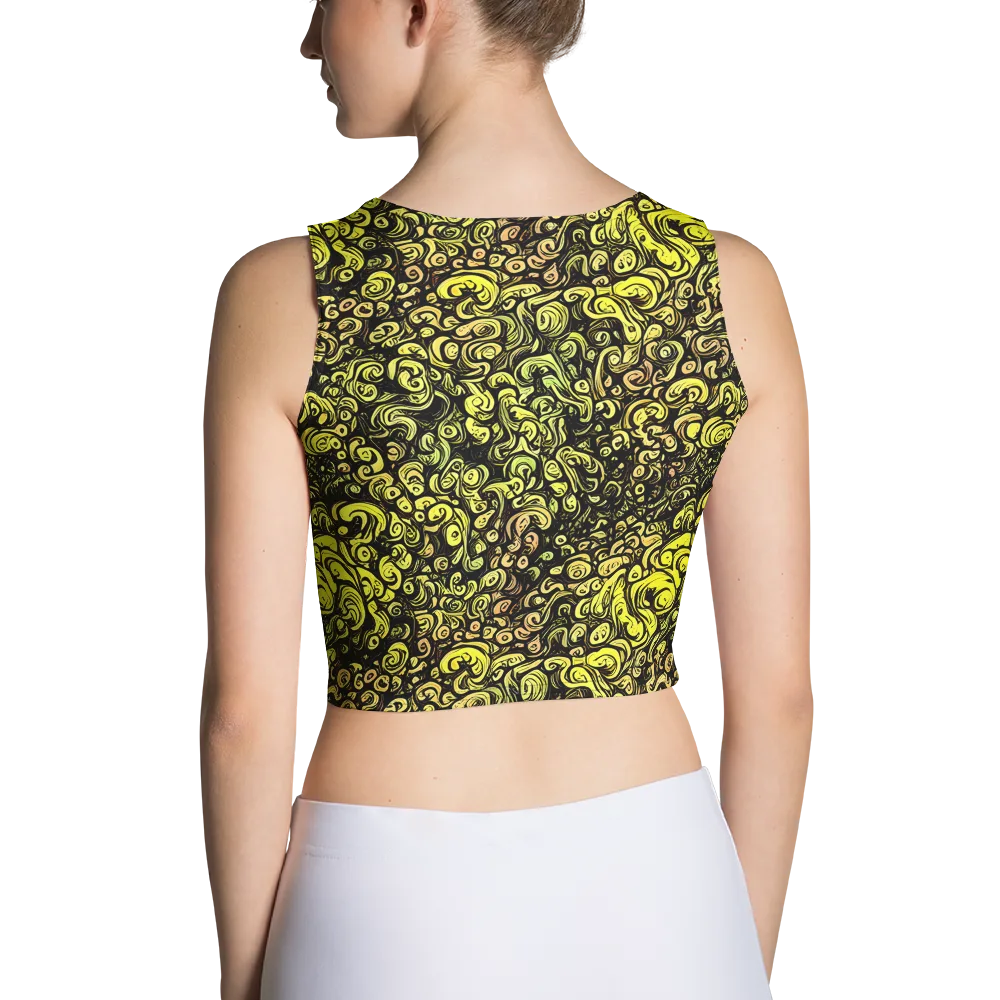 Voltage Arabesque on Crop Top — Back
