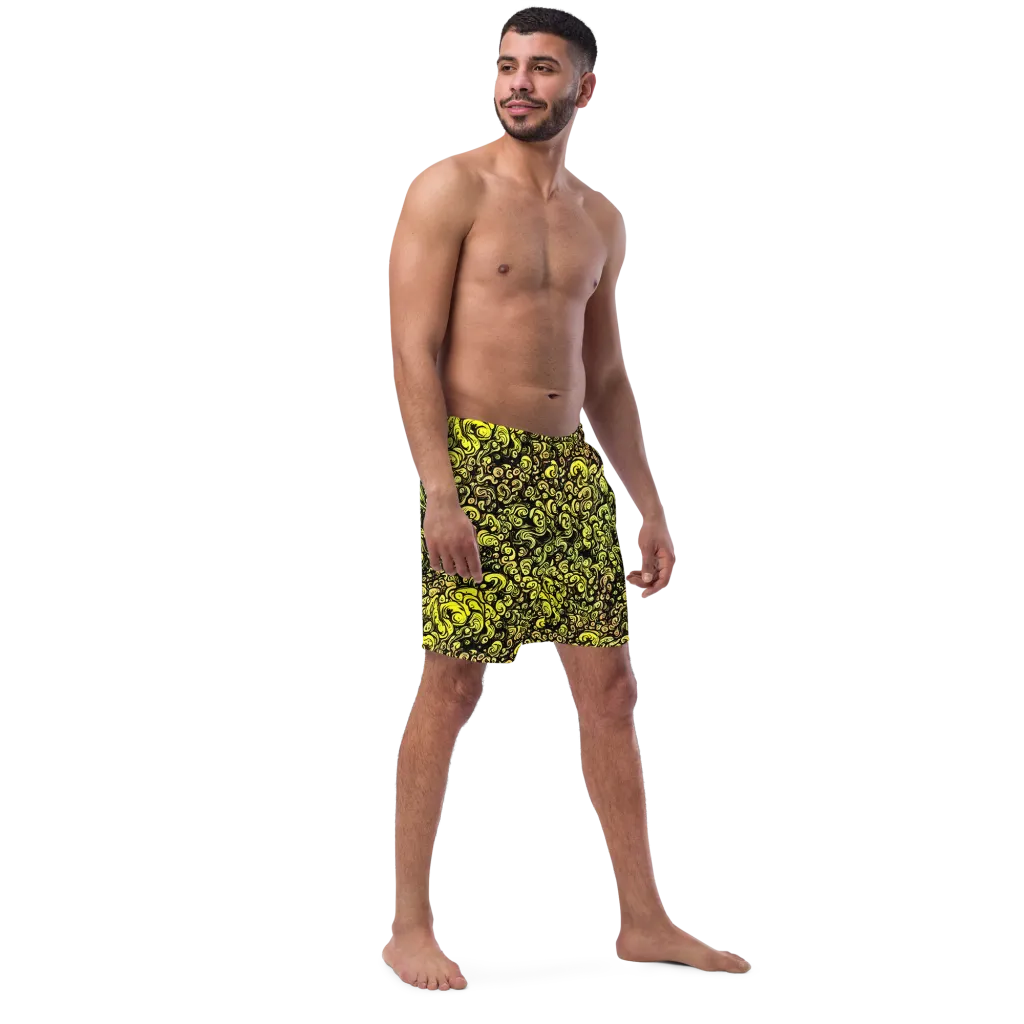 Voltage Arabesque on Swim Trunks — Right Front
