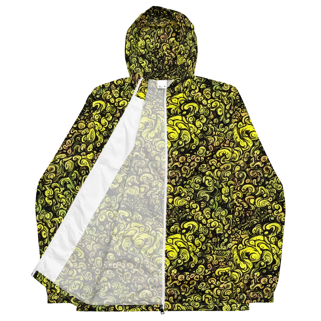 Voltage Arabesque on Men's Windbreaker — Front