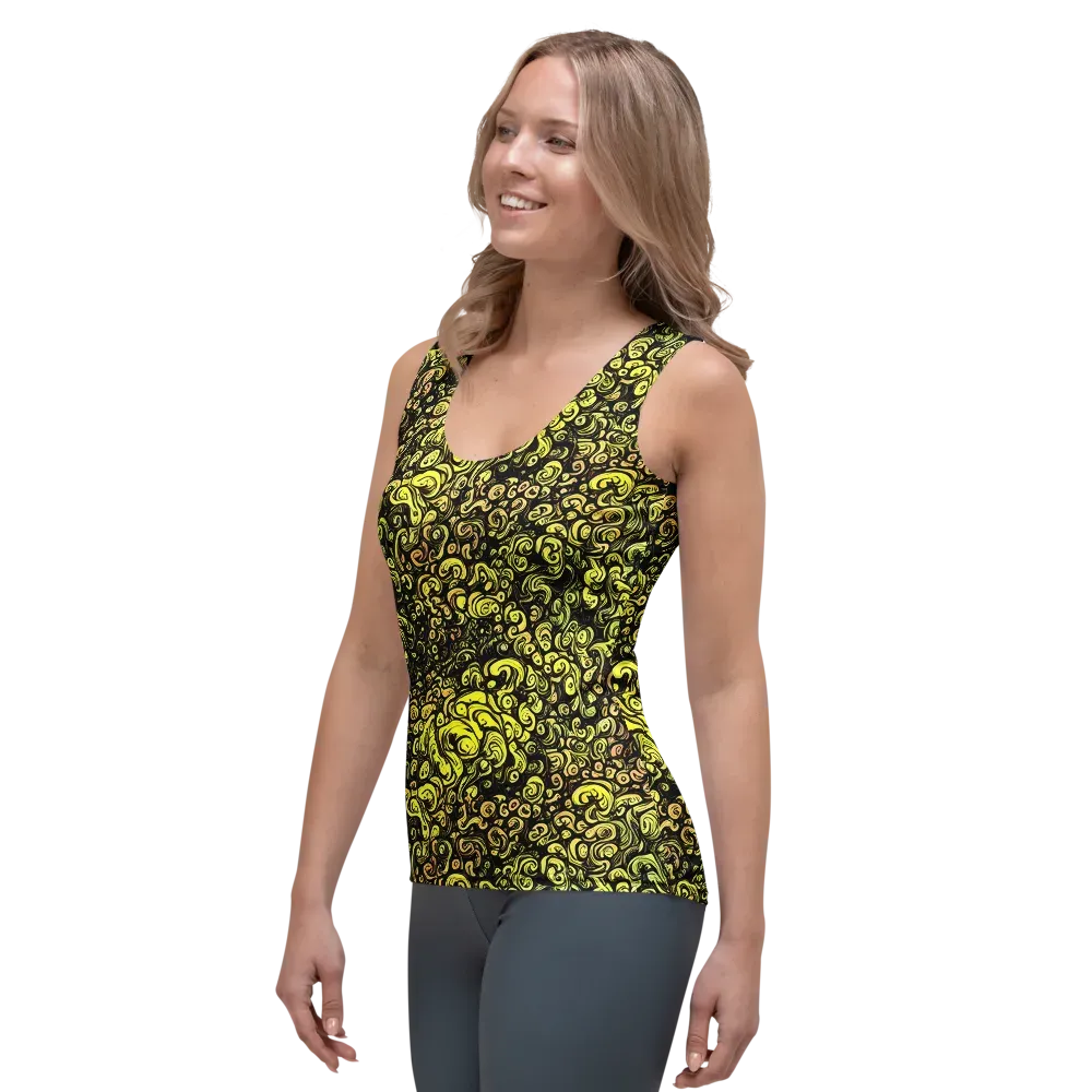 Voltage Arabesque on Women's Tank Top — Left Front