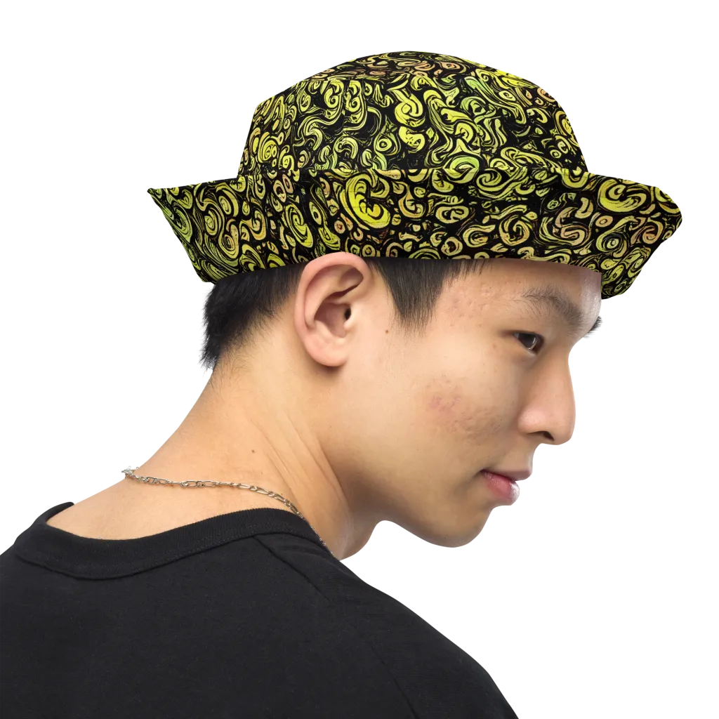 Voltage Arabesque on Reversible Bucket Hat — Right Outside