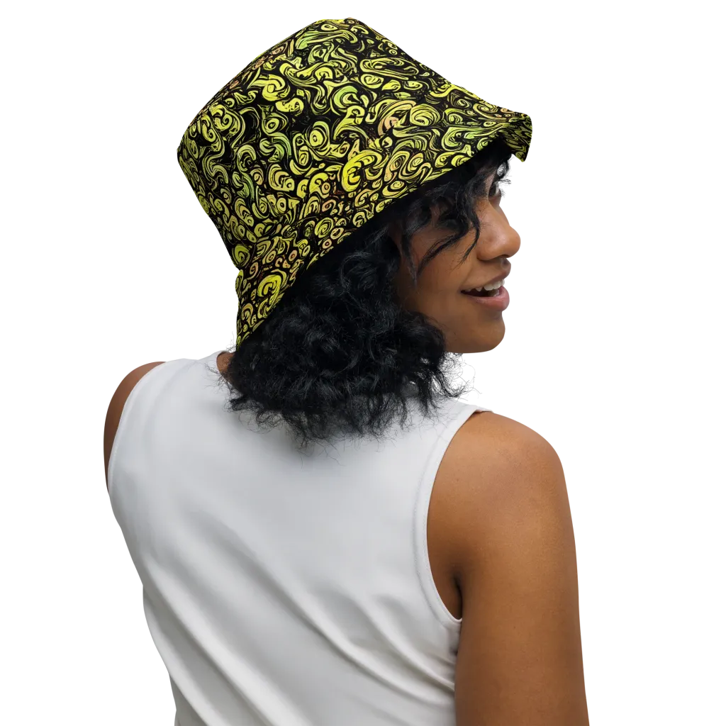 Voltage Arabesque on Reversible Bucket Hat — Right Outside