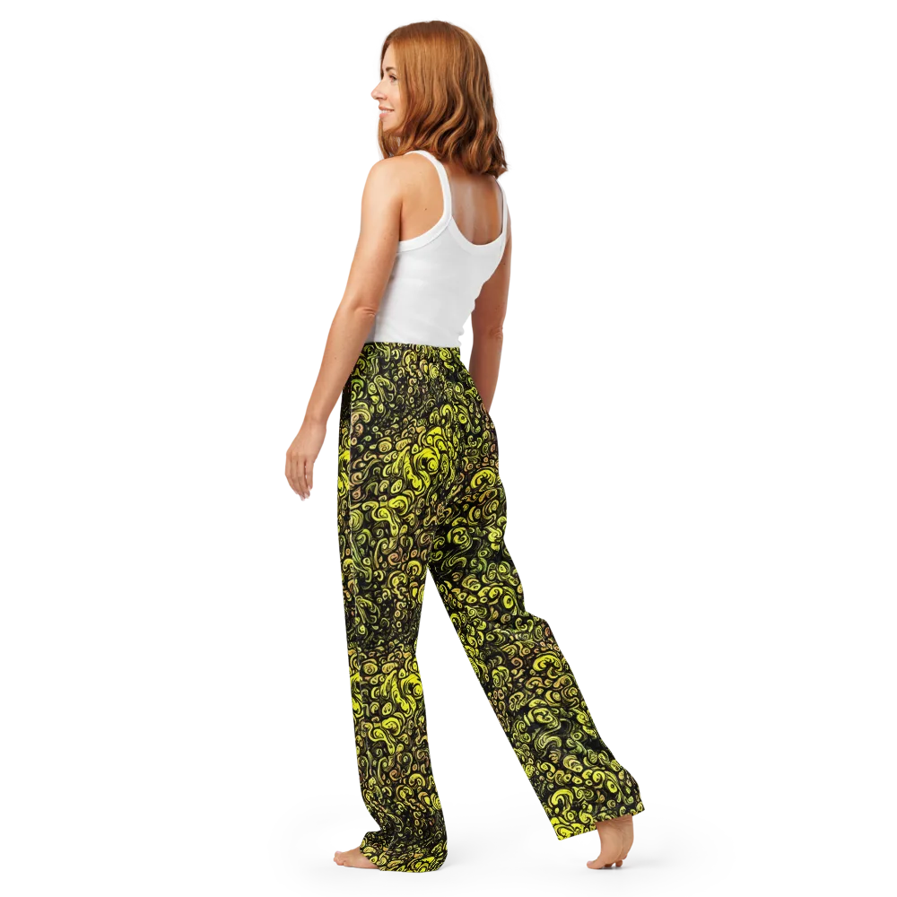 Voltage Arabesque on Women's Pajama Pants — Back