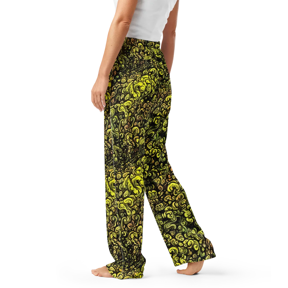 Voltage Arabesque on Women's Pajama Pants — Left