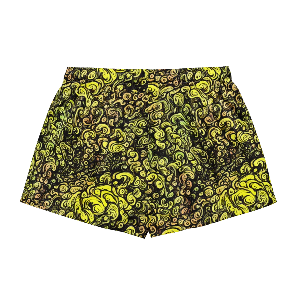 Voltage Arabesque on Women's Pajama Shorts — Back