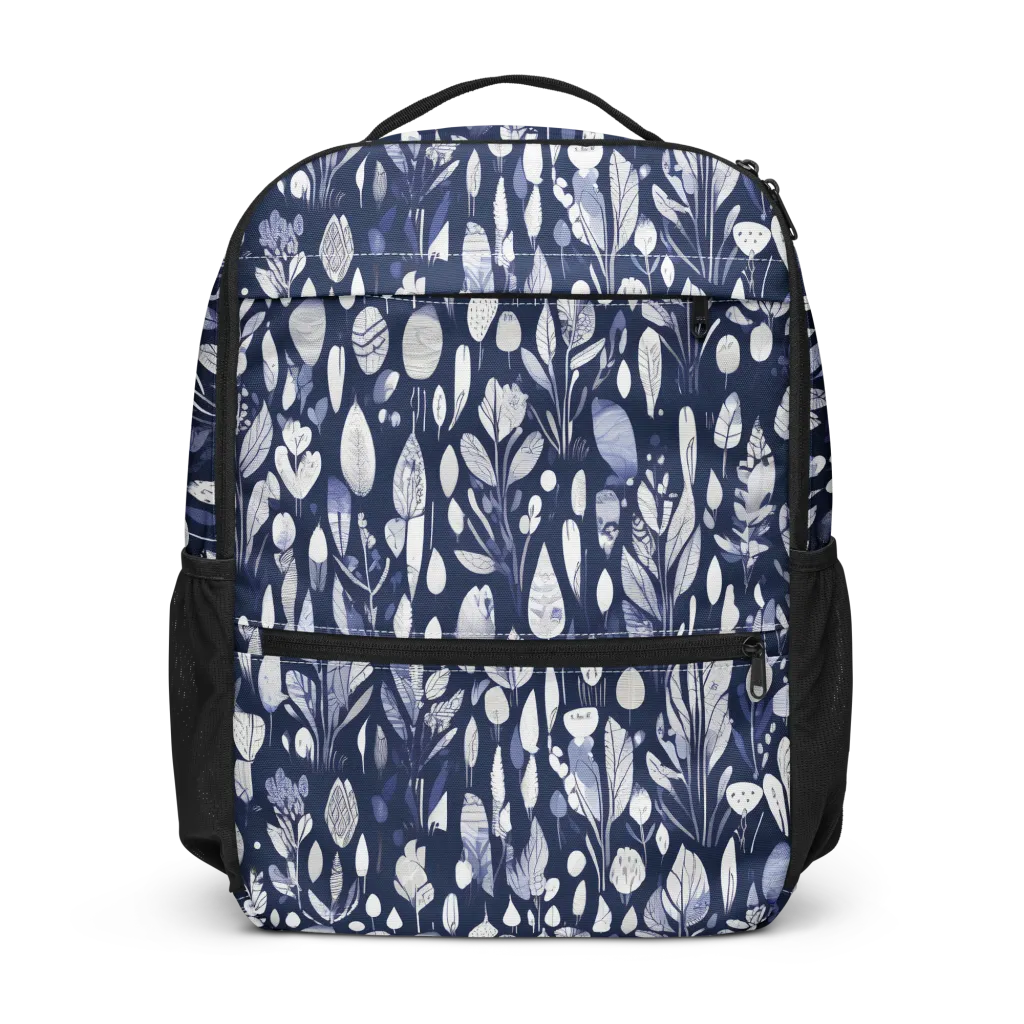 Midnight Herbarium on Utility Backpack — Front