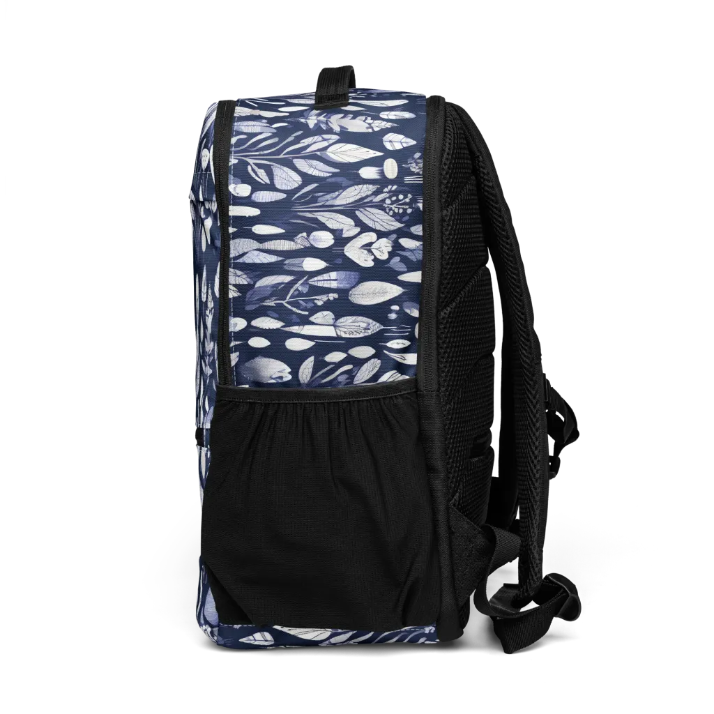 Midnight Herbarium on Utility Backpack — Left