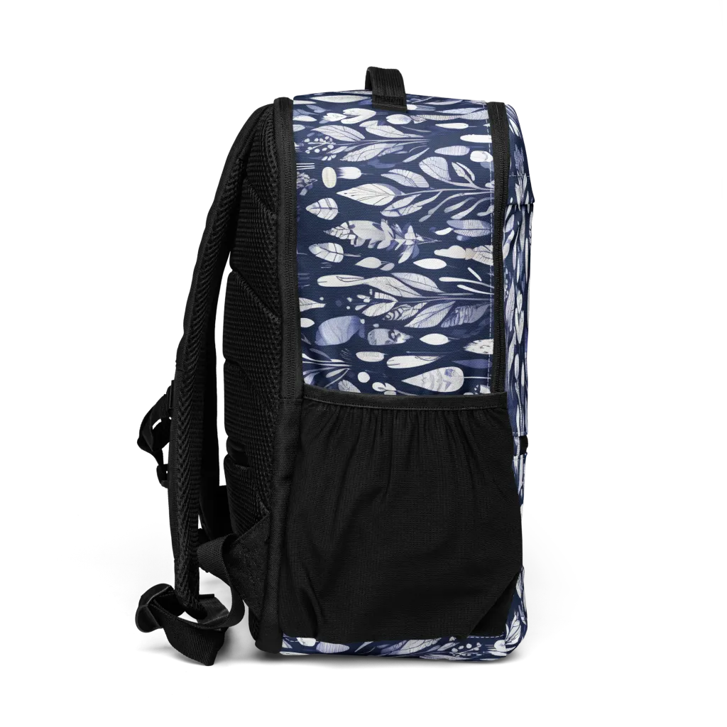 Midnight Herbarium on Utility Backpack — Right