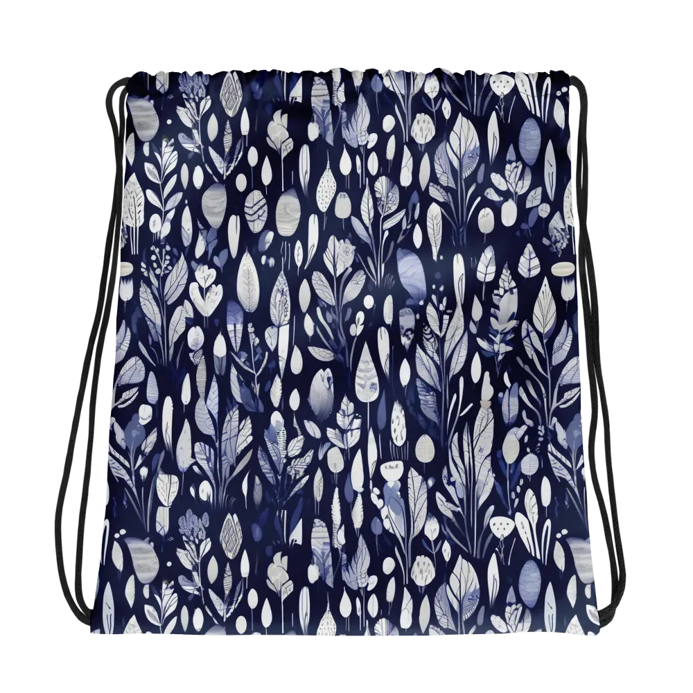 Midnight Herbarium on Drawstring Bag — Photo