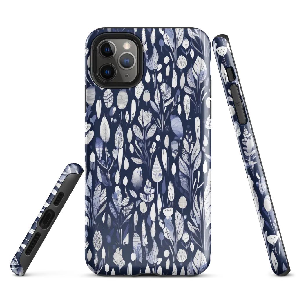 Midnight Herbarium on Tough Case for iPhone® — Front