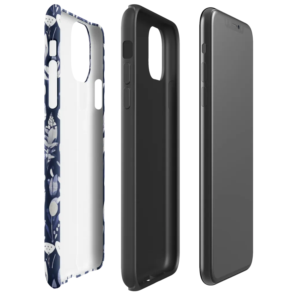 Midnight Herbarium on Tough Case for iPhone® — Right