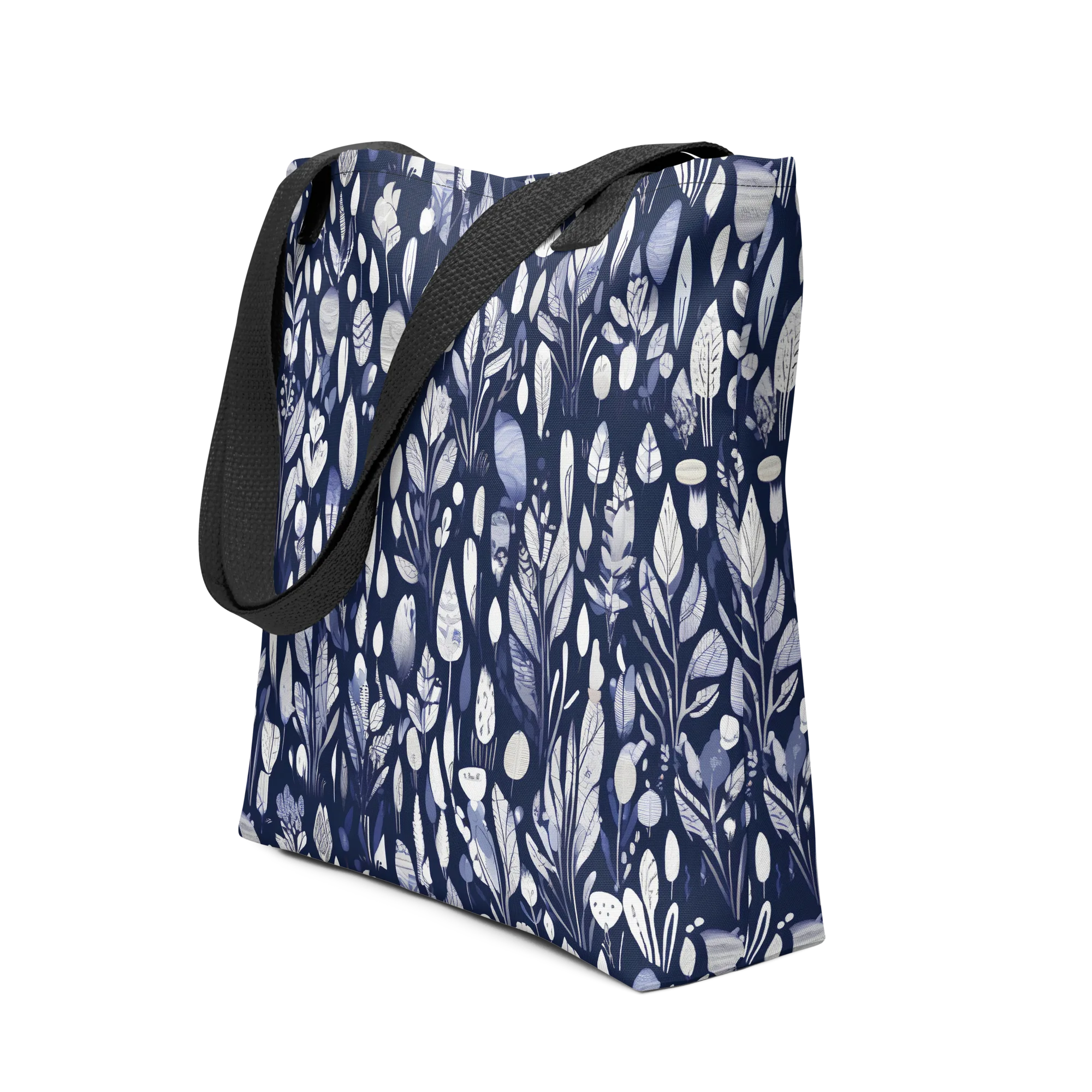 Midnight Herbarium on Tote Bag — Front