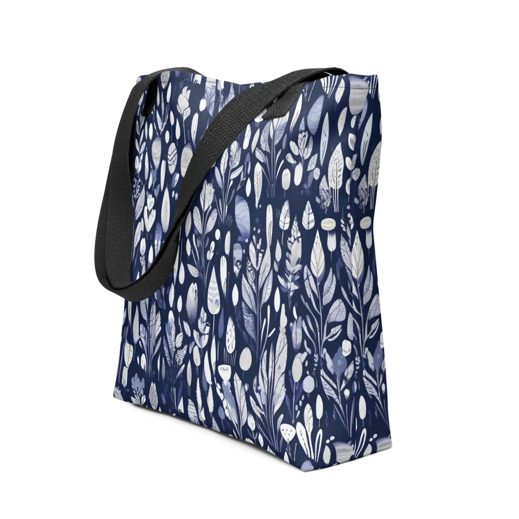 Midnight Herbarium on Tote Bag — Front