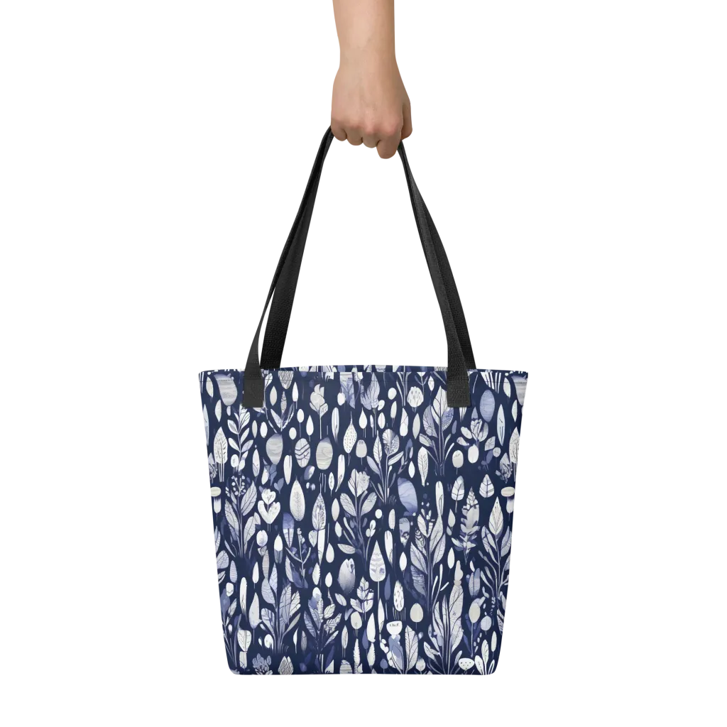 Midnight Herbarium on Tote Bag — Front