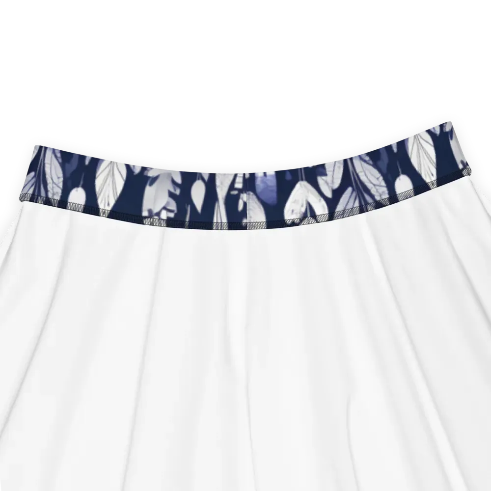 Midnight Herbarium on Skater Skirt — Product details