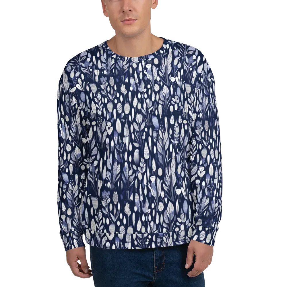Midnight Herbarium on Sweatshirt — Front
