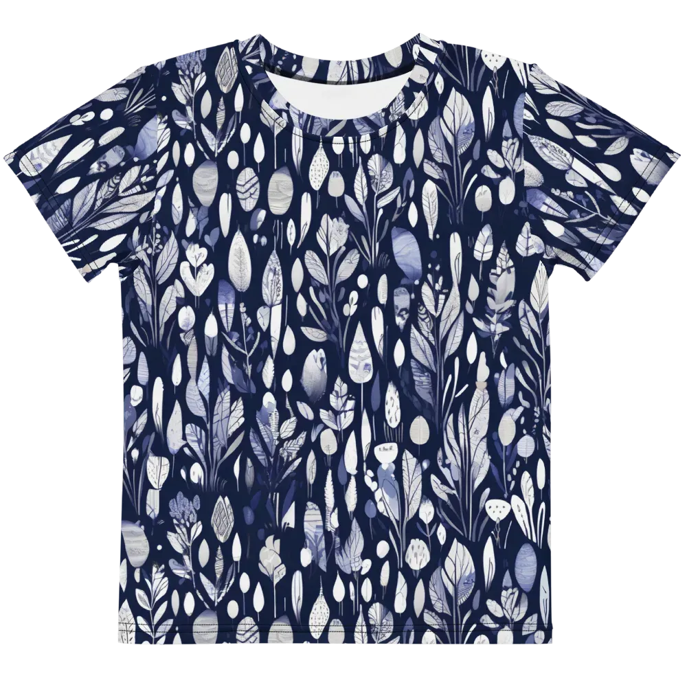 Midnight Herbarium on Kids Crew Neck T-Shirt — Front