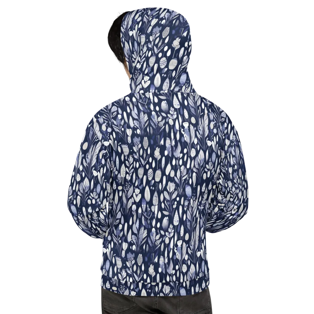 Midnight Herbarium on Hoodie — Back
