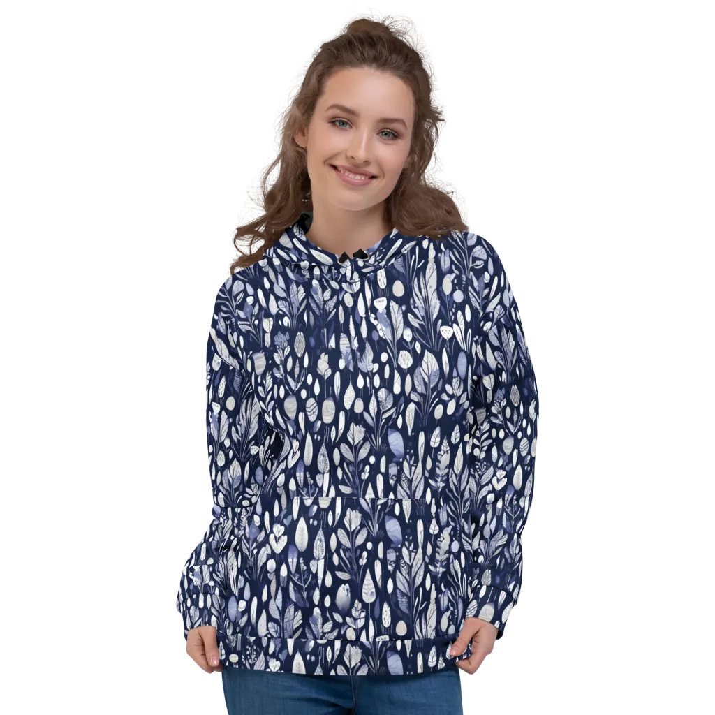 Midnight Herbarium on Hoodie — Front