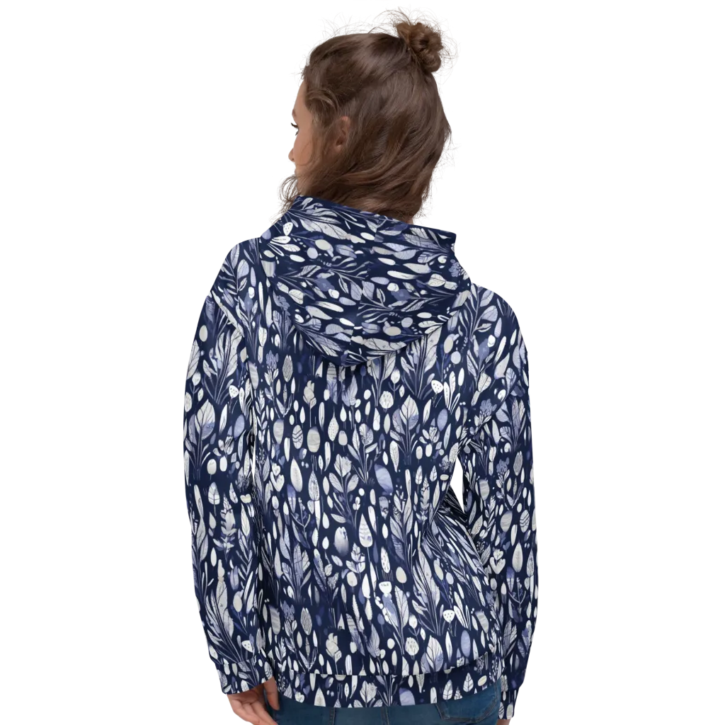 Midnight Herbarium on Hoodie — Back