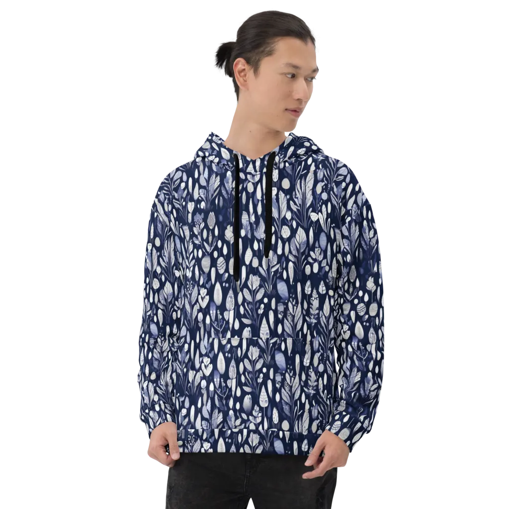 Midnight Herbarium on Hoodie — Front
