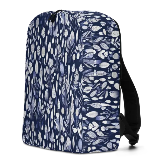 Midnight Herbarium on a Minimalist Backpack