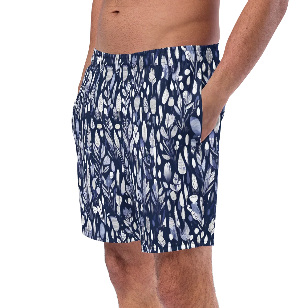 Midnight Herbarium on Swim Trunks — Left Front