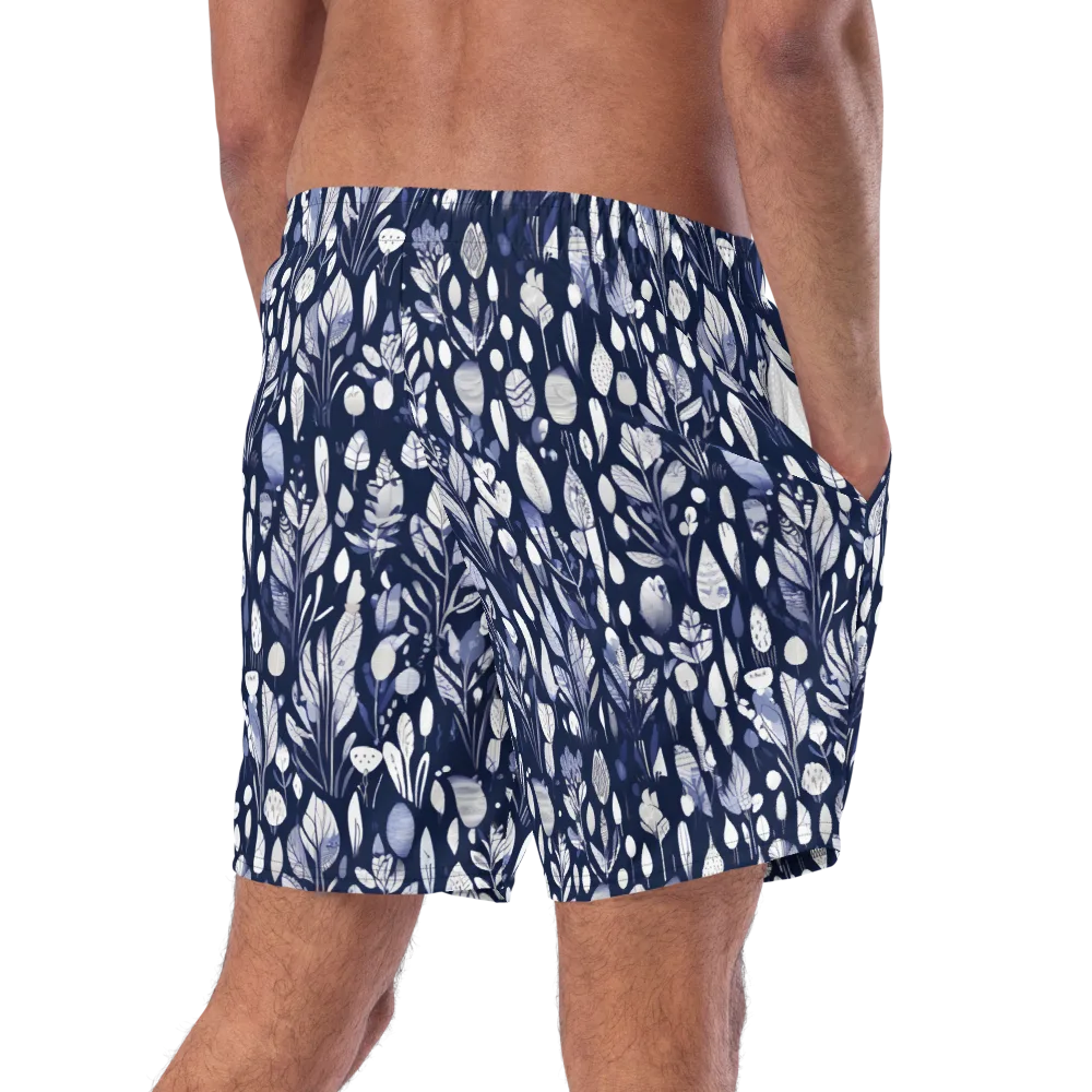 Midnight Herbarium on Swim Trunks — Right Back