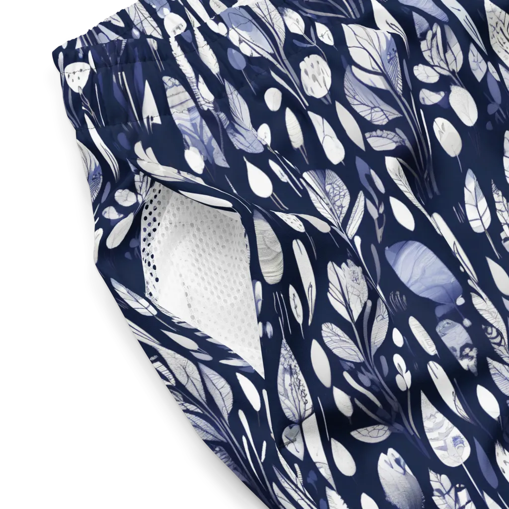 Midnight Herbarium on Swim Trunks — Product details 2