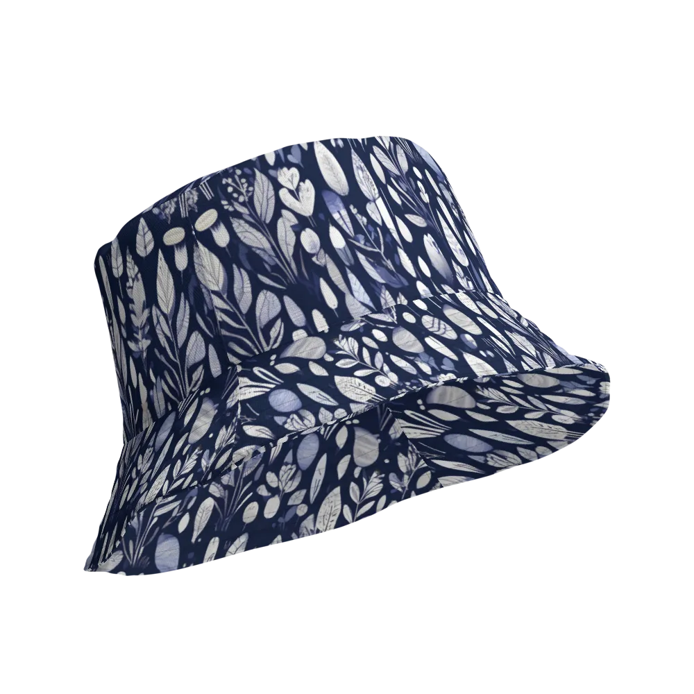 Midnight Herbarium on Reversible Bucket Hat — Product details Outside