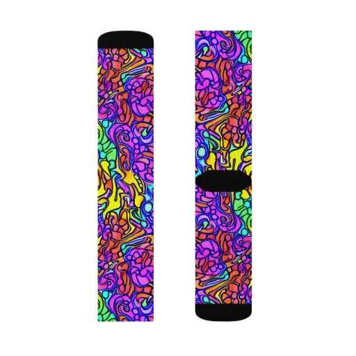 Technicolor Tangle on a Socks