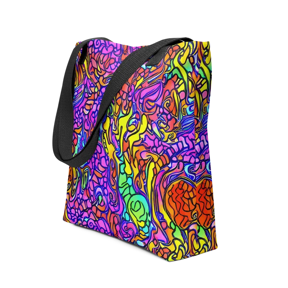 Technicolor Tangle on Tote Bag — Front
