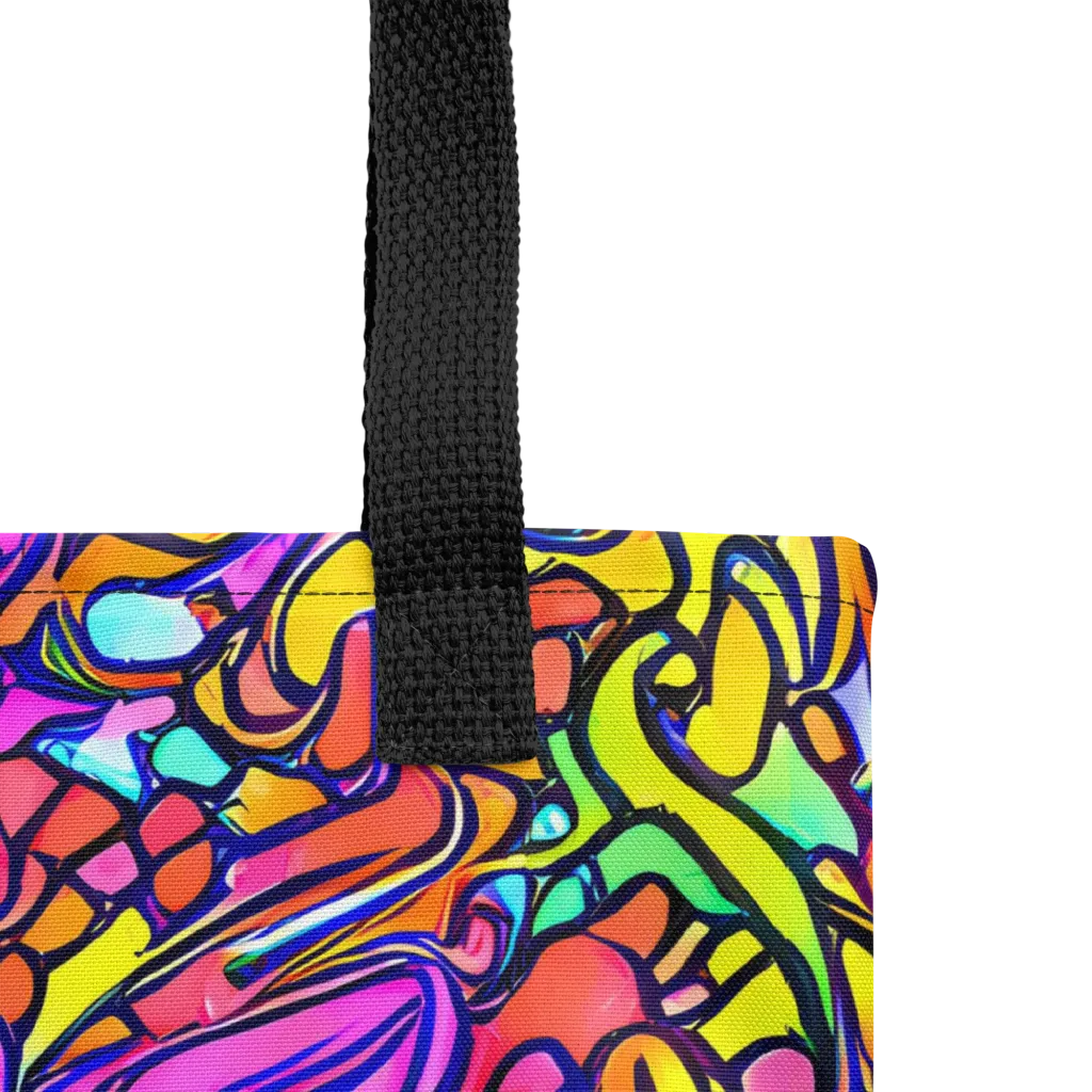 Technicolor Tangle on Tote Bag — Product details