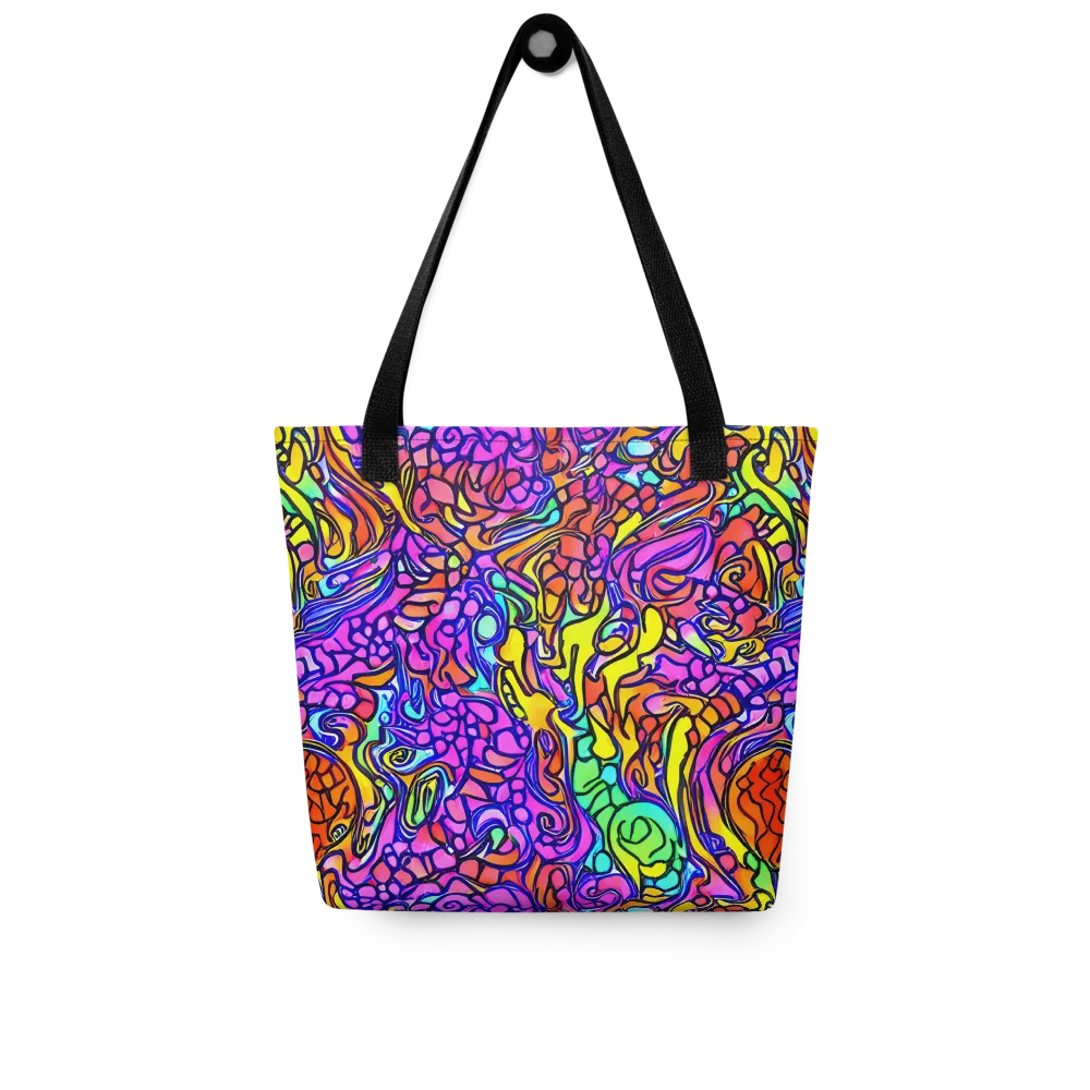 Technicolor Tangle on Tote Bag — Front