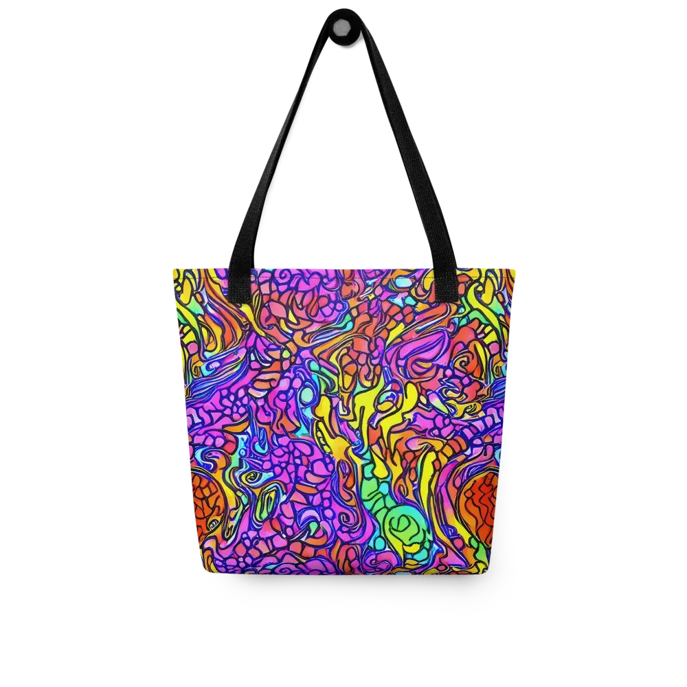 Technicolor Tangle on Tote Bag — Front