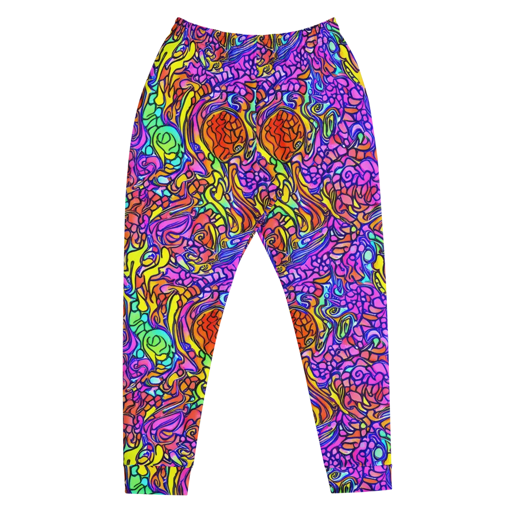 Technicolor Tangle on Men's Joggers — Front