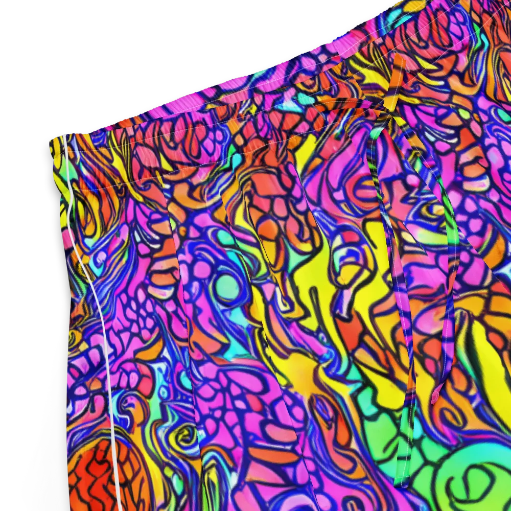 Technicolor Tangle on Women's Pajama Shorts — Product details