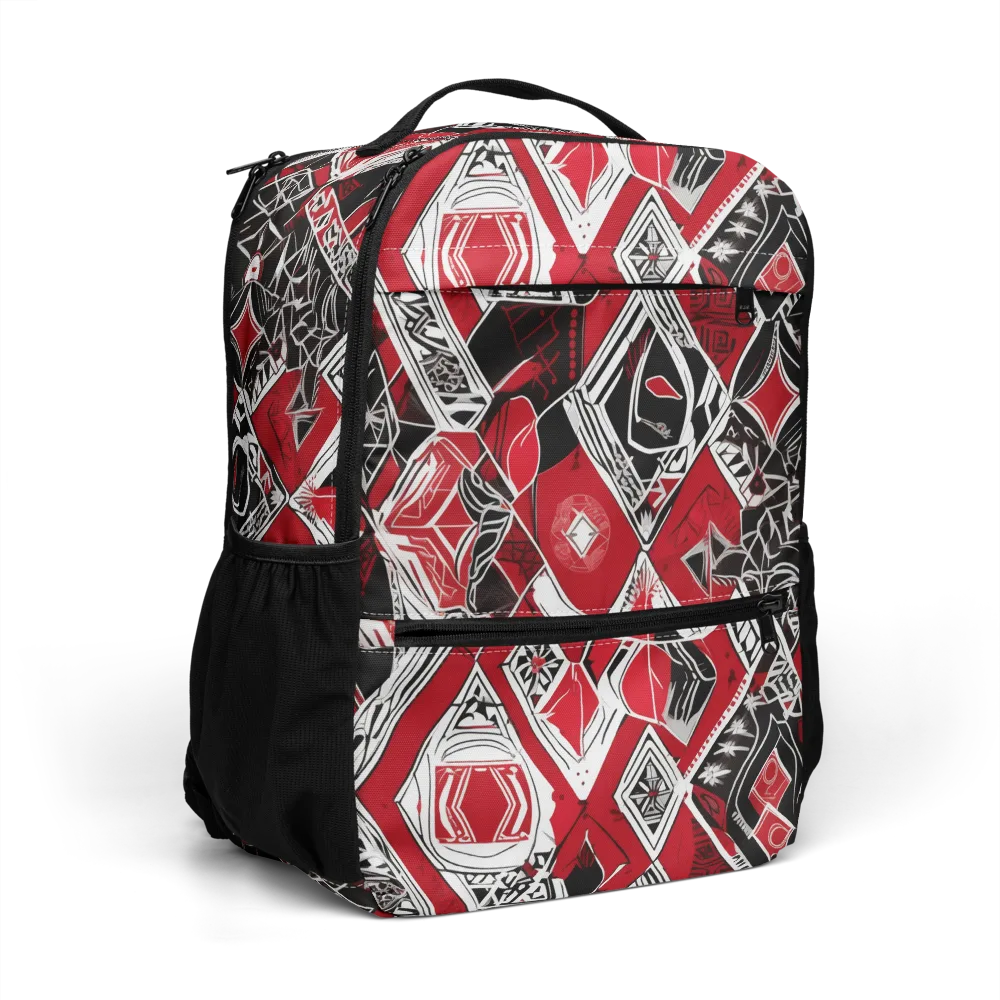 Rouge Geometry on Utility Backpack — Right Front