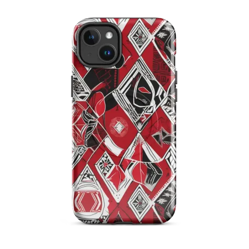 Rouge Geometry on a MagSafe Tough Case for iPhone®