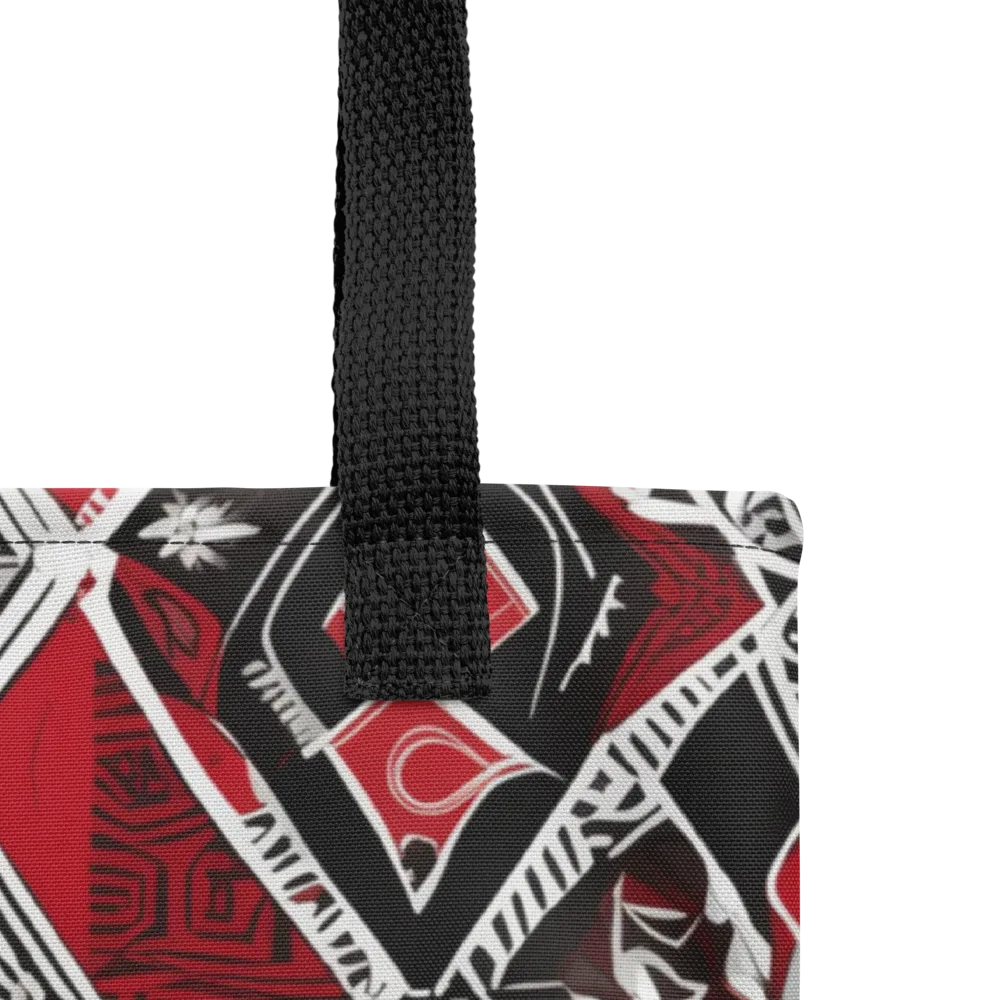 Rouge Geometry on Tote Bag — Product details