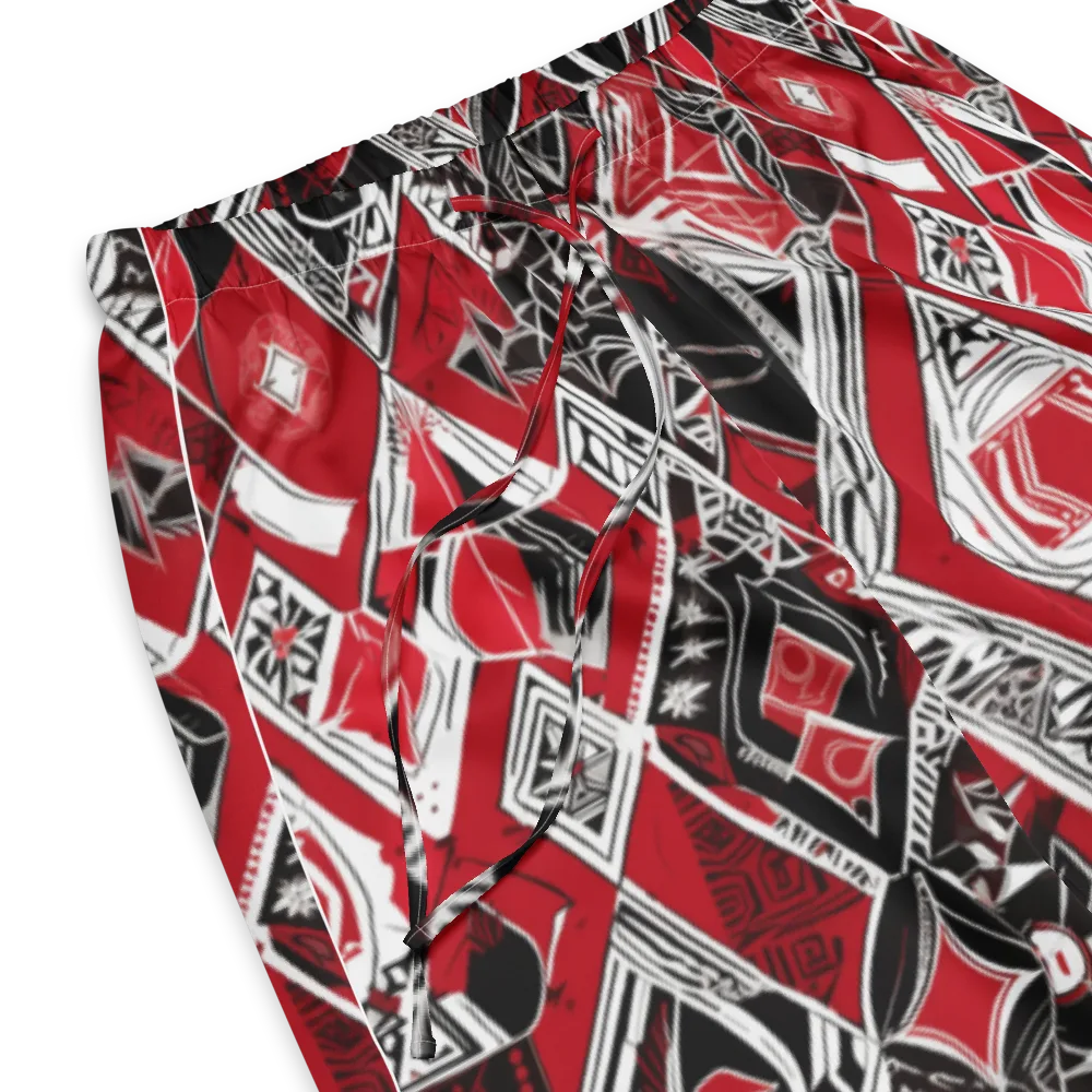 Rouge Geometry on Women's Pajama Pants — Product details